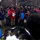 Students walk out of Howard University Middle School of Mathematics and Science to protest on Monday, Feb. 2, 2015.
Screenshot/ Jeff Boogz Vine